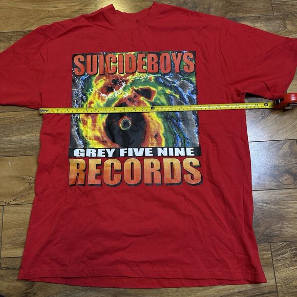 $uicideboy$ G59 Record 2023 Hurricane Merch Drop Short Sleeve Graphic Shirt Sz L - Picture 5 of 16